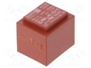 Transformer: encapsulated; 2.3VA; 230VAC; 12V; 192mA; Mounting: PCB