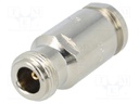 Plug; N; female; straight; 50Ω; H1000; clamp; for cable; teflon