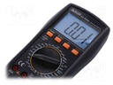 Digital multimeter; LCD 3,5 digit 28mm; -40÷1000°C; 3V