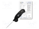 Meter: temperature; LCD 1,7"; -40÷300°C; Resol: 0.1°C; IP54