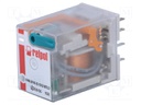 Relay: electromagnetic; 4PDT; Ucoil: 12VDC; 6A/250VAC; 6A/24VDC