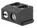 PCB terminal block; angled 90°; 5mm; ways: 2; on PCBs; 1.5mm2; 15A