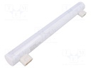 LED lamp; warm white; S14S; 230VAC; 250lm; 2.2W; 140°; 2700K