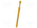 Test needle; Operational spring compression: 4mm; 5A; Ø: 2mm; 0.6N