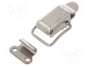 Clasp; stainless steel; W: 23mm; L: 57mm; 550N