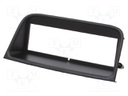Radio mounting frame; Peugeot; 1 DIN; black