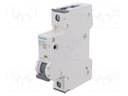 Circuit breaker; 230/400VAC; Inom: 6A; Poles: 1; DIN; Charact: C