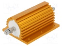 Resistor: wire-wound; with heatsink; screw; 8Ω; 250W; ±1%; 50ppm/°C