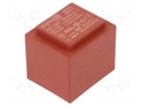 Transformer: encapsulated; 2.3VA; 230VAC; 6V; 6V; 192mA; 192mA