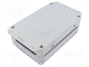 Enclosure: for computer; light grey; X: 121.5mm; Y: 180.1mm