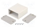 Enclosure: multipurpose; with panel; TEKAL; X: 60mm; Y: 70mm; Z: 31mm