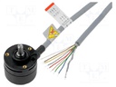 Encoder: incremental; Usup: 5÷30VDC; 500imp/revol; shaft 6mm; IP65