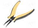 Pliers; miniature,curved,rectangle; for gripping anf bending