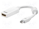 Adapter; mini DisplayPort plug,HDMI socket