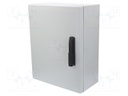 Enclosure: wall mounting; X: 400mm; Y: 500mm; Z: 210mm; ARCA; grey
