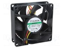 Fan: DC; axial; 24VDC; 80x80x25mm; 96.33m3/h; 44.7dBA; Vapo; 4500rpm