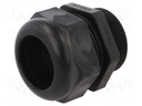 Cable gland; with long thread; M50; IP68; Mat: polyamide; black