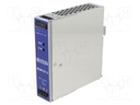 Power supply: switched-mode; for DIN rail; 120W; 12VDC; 10A; 86%