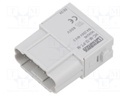 Connector: HDC; male; 250V; 10A; PIN: 12; push-in; -40÷125°C; UL94V-0