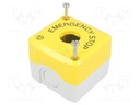 Enclosure: for remote controller; X: 68mm; Y: 68mm; Z: 53mm
