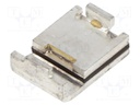 Fuse: PTC polymer; 500mA; 60VDC; PCB,SMT; 6.73x5.44mm; brass; PFSM
