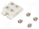 Module: diode; double independent; 400V; If: 2x100A; FJ; Ifsm: 1.5kA
