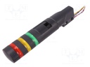Signaller: signalling column; Colour: red/yellow/green; LED; IP54