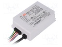 Power supply: switched-mode; LED; 33.25W; 57÷95VDC; 350mA; IP67