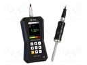 Vibrometer; Display: LCD 2,8"; Ch: 1; 0÷3,9mm,0÷399,9m/s2; IP52