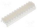 Protection cover; PIN: 12; end connector,inline splice; 2.54mm