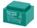 Transformer: encapsulated; 4VA; 230VAC; 12V; 12V; 166.6mA; 166.6mA