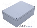 Enclosure: multipurpose; X: 230mm; Y: 330mm; Z: 110mm; EURONORD; grey