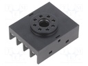 Relays accessories: socket; PIN: 8; Mounting: on panel; octal