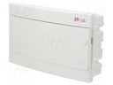 Enclosure: for modular components; IP40; white; No.of mod: 18