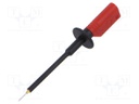Measuring tip; 10A; 1kV; red; Tip diameter: 0.75mm