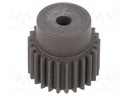 Spur gear; whell width: 25mm; Ø: 27mm; Number of teeth: 25; ZCL