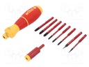 Electric screwdriver; Pcs: 13; Series: speedE®; Kind: insulated