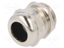 Cable gland; M32; IP68; Mat: brass; Body plating: nickel