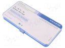 Kit contents: fuses; fuse; 5x20mm; Range of val: 0,8A÷10A; 180pcs.