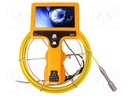 Inspection camera; Display: LCD 7"; Cam.res: 720x480; Len: 20m