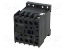 Contactor: 3-pole; NO x3; Auxiliary contacts: NO; 12VDC; 12A; 690V