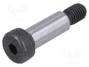 Shoulder screw; Mat: steel; Thread len: 16mm; Thread: M10; ISO: 7379