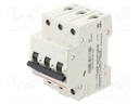 Circuit breaker; 400VAC; Inom: 20A; Poles: 3; Charact: B; 6kA; IP20