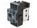 Contactor: 3-pole; NO x3; Auxiliary contacts: NO + NC; 110VAC; 32A