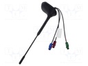 Antenna; car top,automotive,external; GNSS,GSM,UHF; Fakra; top