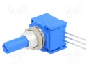 Potentiometer: shaft; single turn; 10kΩ; 2W; ±10%; 6.35mm; linear