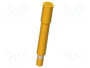 Test probe socket; Contact plating: gold-plated; push-in; KS-115