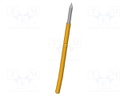 Needle-like test probe; Operational spring compression: 2.2mm