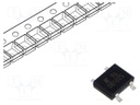 Bridge rectifier: single-phase; Urmax: 100V; If: 1A; Ifsm: 30A; SMT