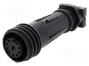 Connector: circular; plug; female; PIN: 10; Buccaneer 900; IP68